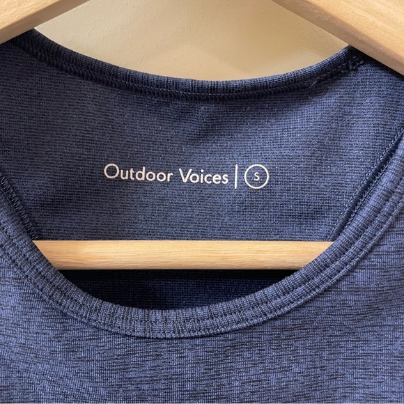 Outdoor Voices Athena Crop Top black and navy blue size small - Picture 5 of 7